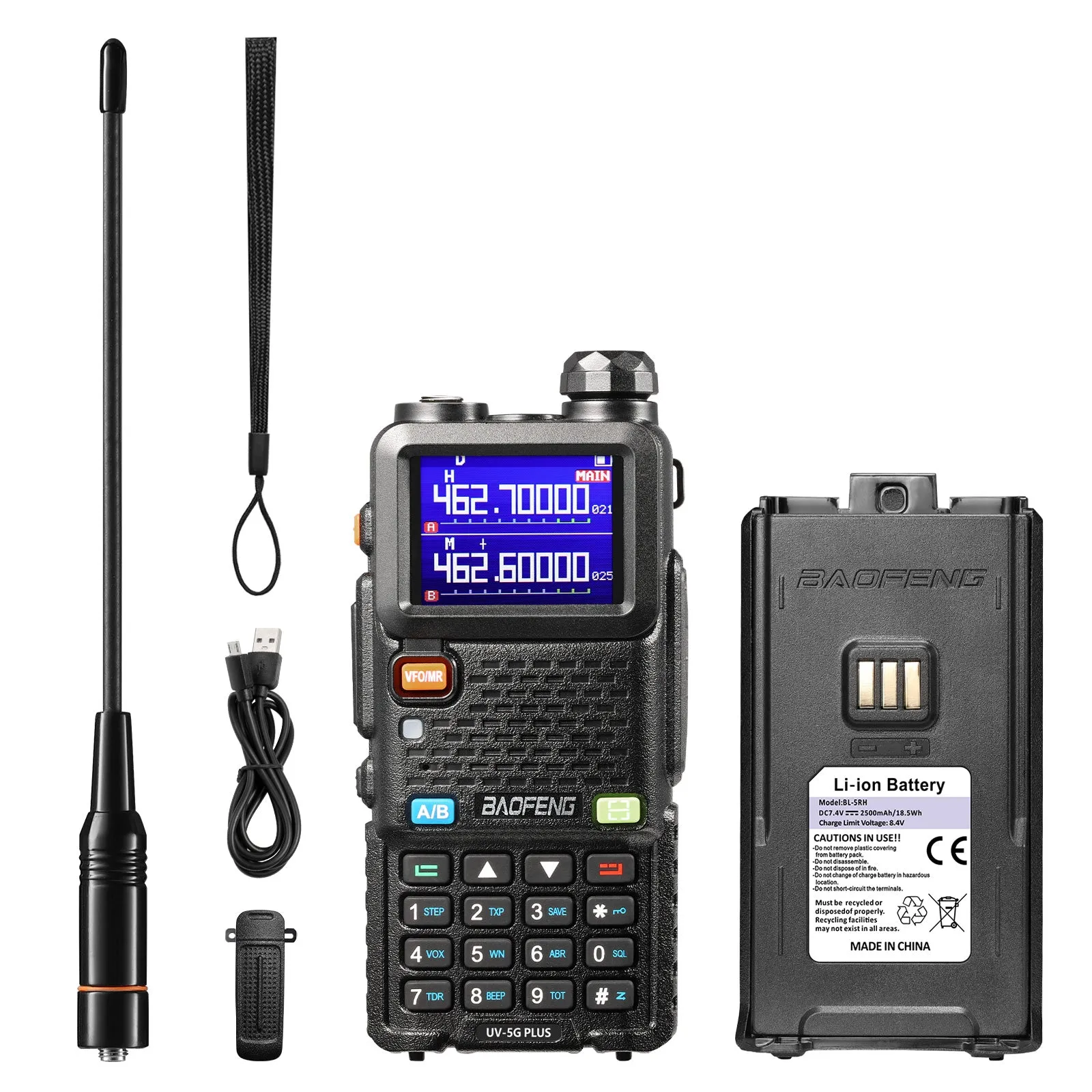 Baofeng UV-5G Plus GMRS Radio [OPEN BOX]