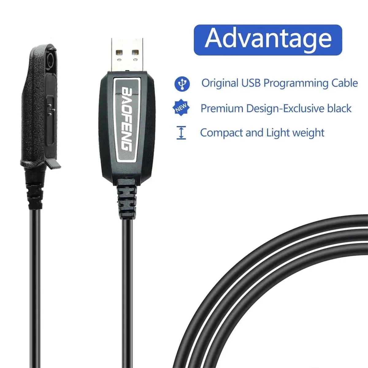 Baofeng UV-9R Waterproof USB Programming Cable For BaoFeng UV-9R Pro Plus XR PL2303 Chip Walkie Talkie Ham Two Way Radio