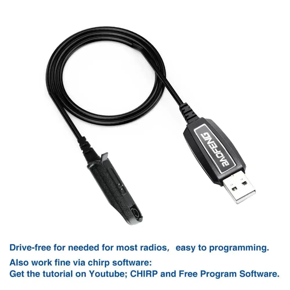 Baofeng UV-9R Waterproof USB Programming Cable For BaoFeng UV-9R Pro Plus XR PL2303 Chip Walkie Talkie Ham Two Way Radio