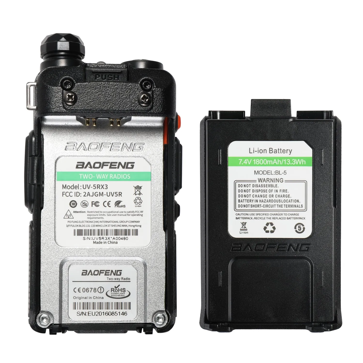 Baofeng x Radioddity UV-5RX3 [OPEN BOX]