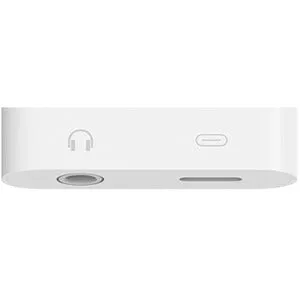 Belkin 3.5mm Audio   Charge RockStar, Lightning/Mini-phone Audio/Power/Data Transfer Cable for Headphone, Speaker, Microphone, Remote Control, Audio Device, iPhone, White