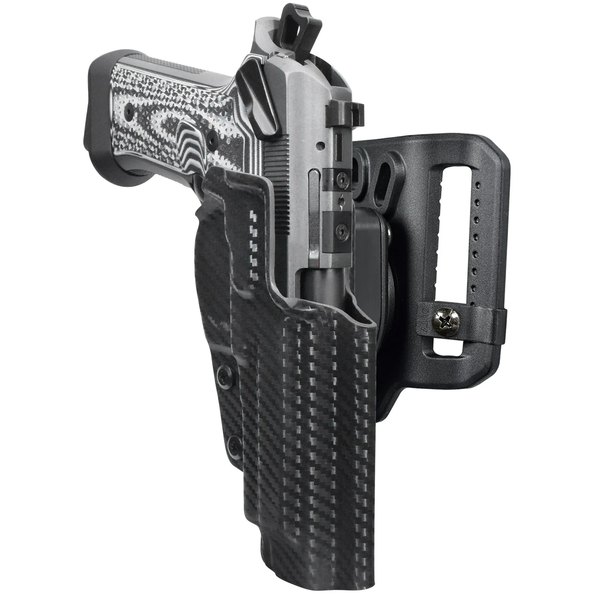 Beretta 92XI SAO, SAO Tactical, Squalo Quick Release Belt Loop Holster