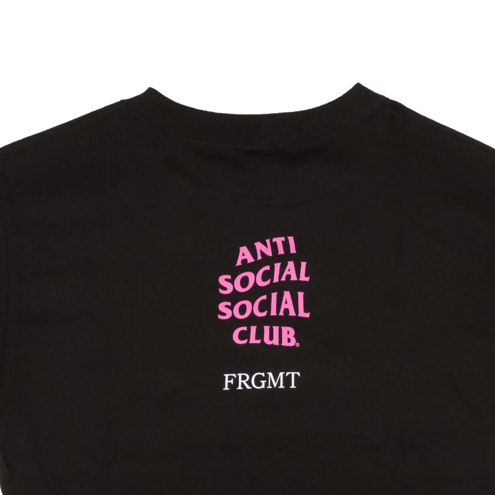 Black Cotton Interference Logo T-Shirt