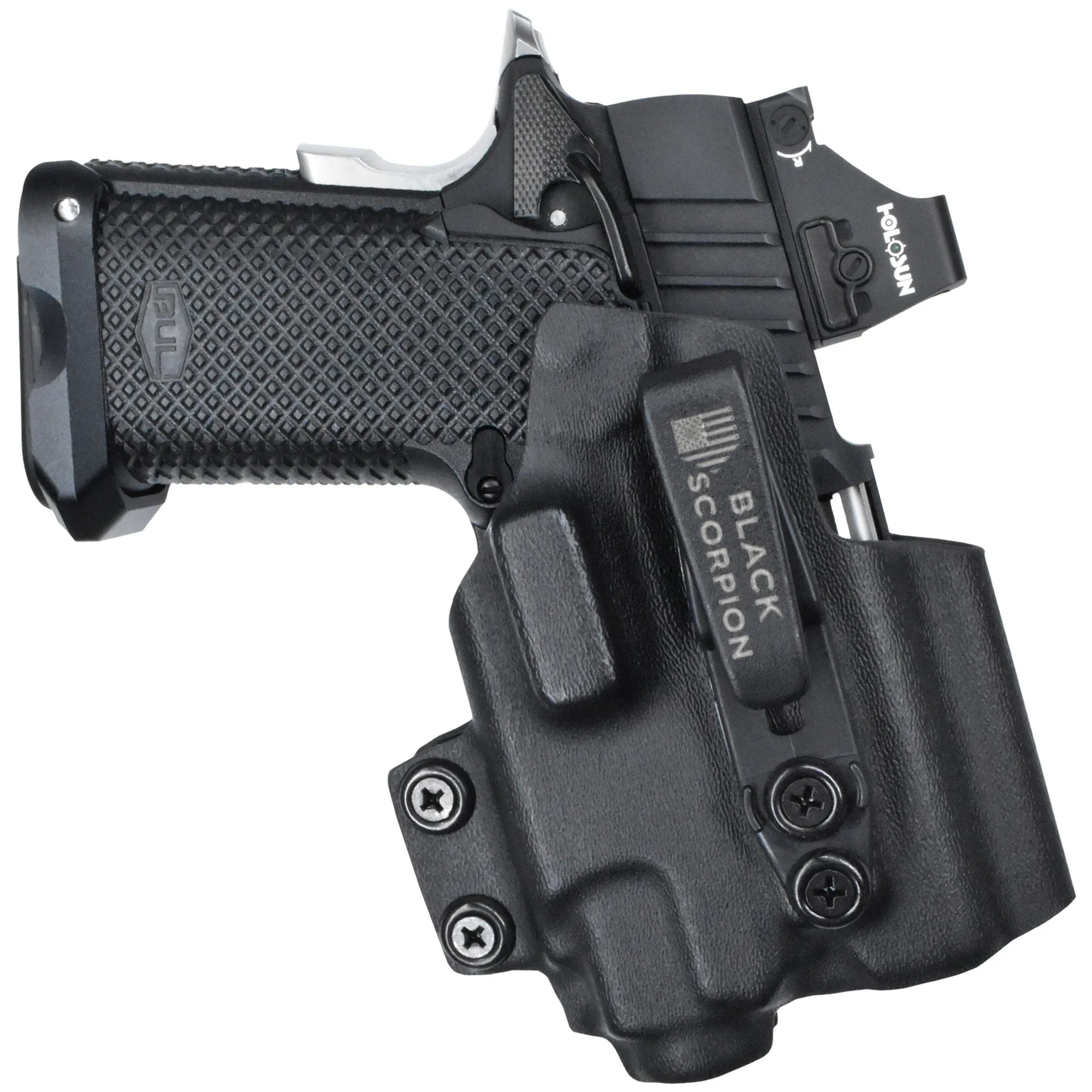 Bul Armory SAS II UL 3.25'' w/ Streamlight TLR-8AG IWB Belt Wing Tuckable Holster