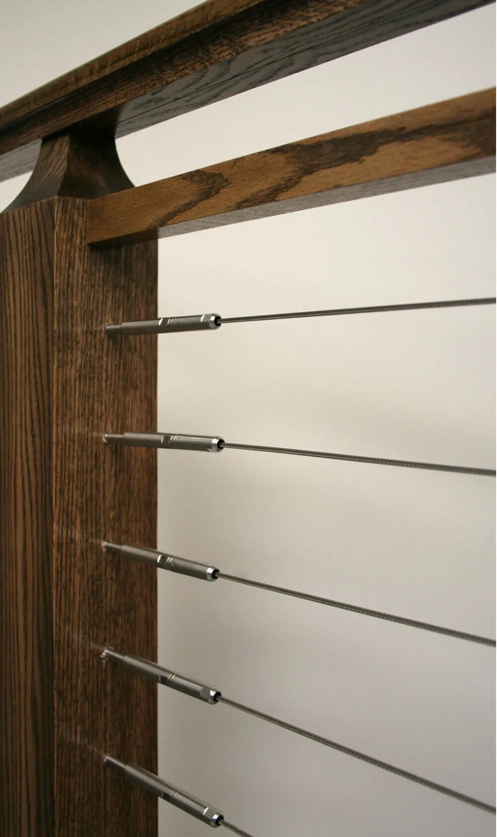 Cable or Tube System - Wood Newel - Level Blank Newel - B-400-48