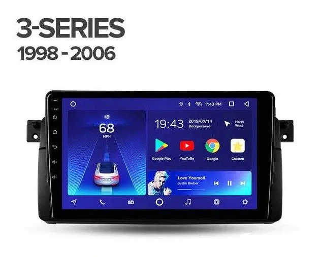 Car Dealz 10.2" Android 100 BMW 3-Series 3 Series E46 1998 - 2006 In Dash Plus OEM Fascia