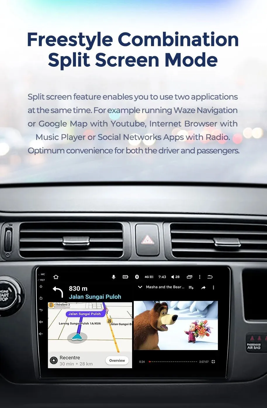 Car Dealz 10.2" Android 10.0 Lifan Smily 320 2008-2015 w CAM In Dash Plus OEM Fascia