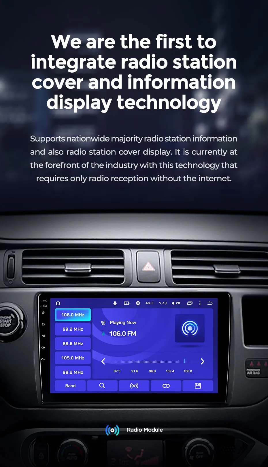 Car Dealz 10.2" Android 10.0 Lifan Smily 320 2008-2015 w CAM In Dash Plus OEM Fascia