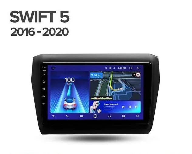 Car Dealz 10.2" Android 10.0 Suzuki Swift 5 2016 - 2020 In Dash Plus OEM Fascia