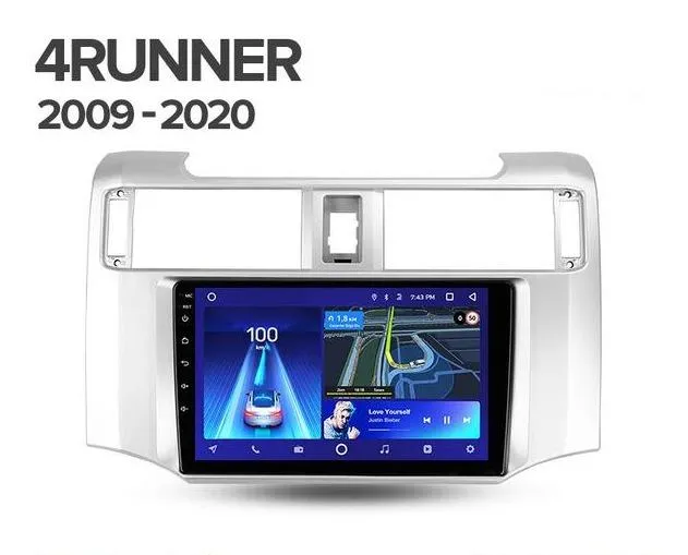 Car Dealz 10.2" Android 10.0 Toyota 4Runner N280 2009 - 2020 In Dash Plus OEM Fascia