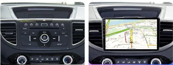 Car Dealz 9" Android 10.0 For Honda CRV 2012-2016 w CAM In Dash Plus OEM Fascia