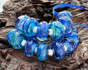 Caribbean Cove Lampwork Beads Set SRA Made to Order