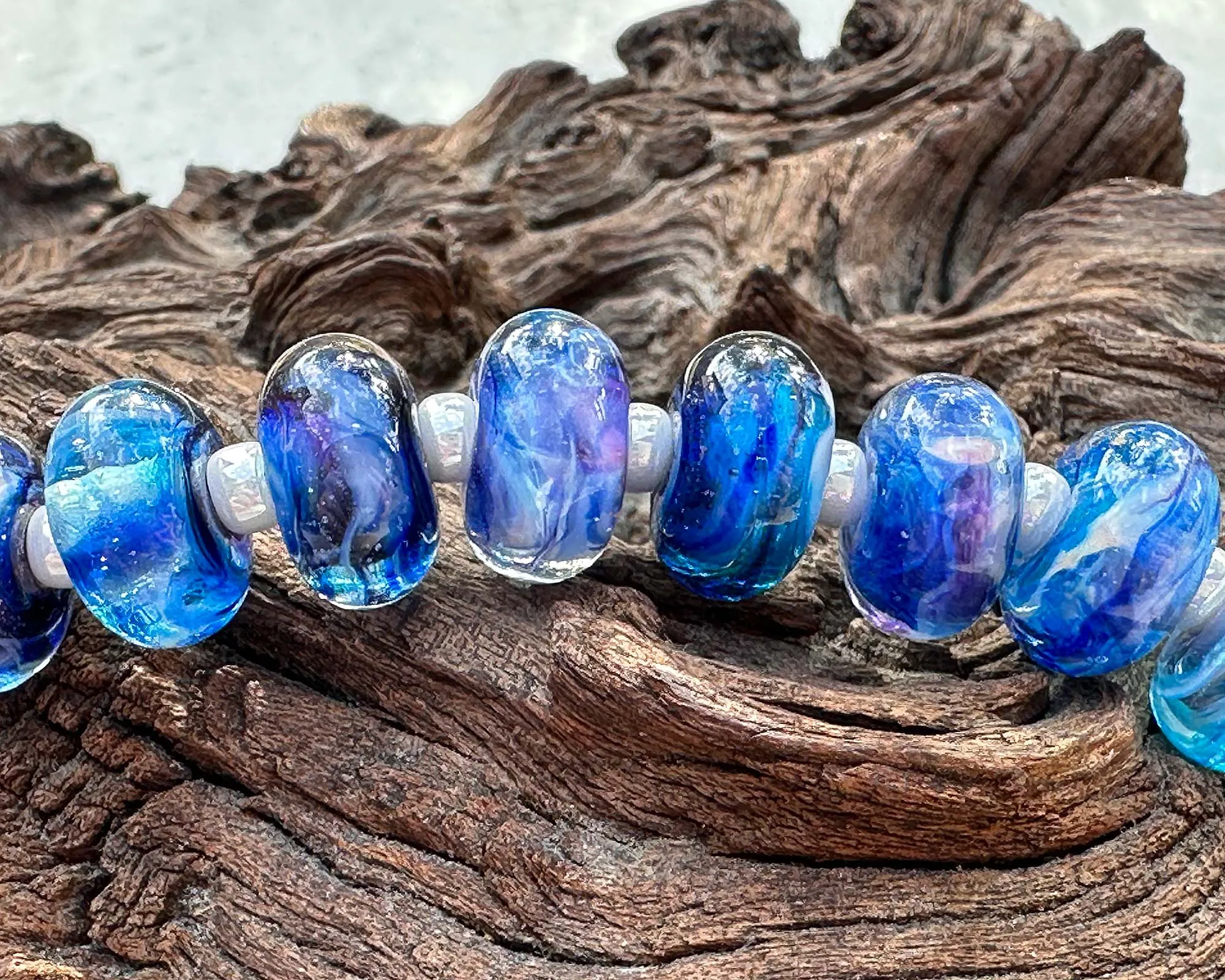 Caribbean Cove Lampwork Beads Set SRA Made to Order