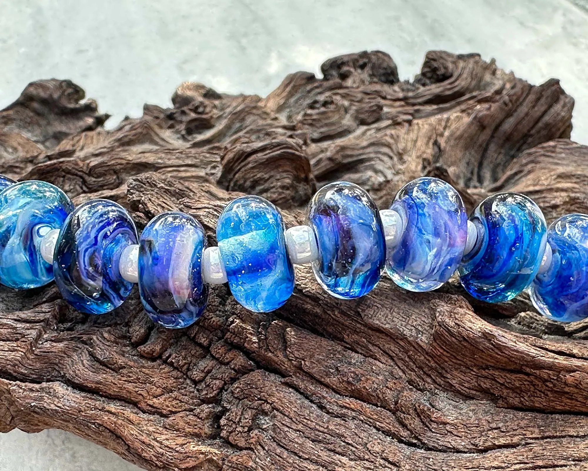 Caribbean Cove Lampwork Beads Set SRA Made to Order