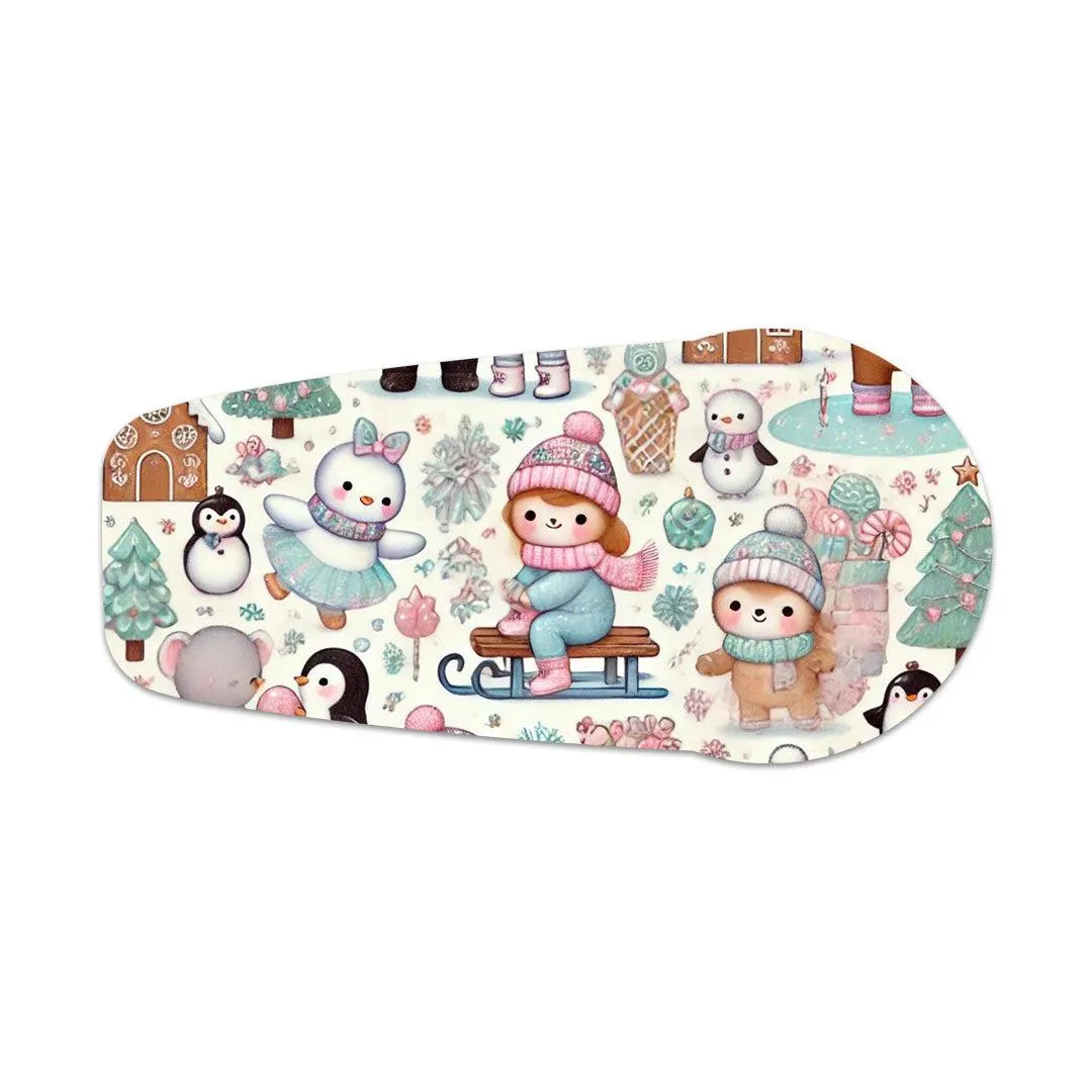 Christmas Scene Sticker for Dexcom G6 Transmitter