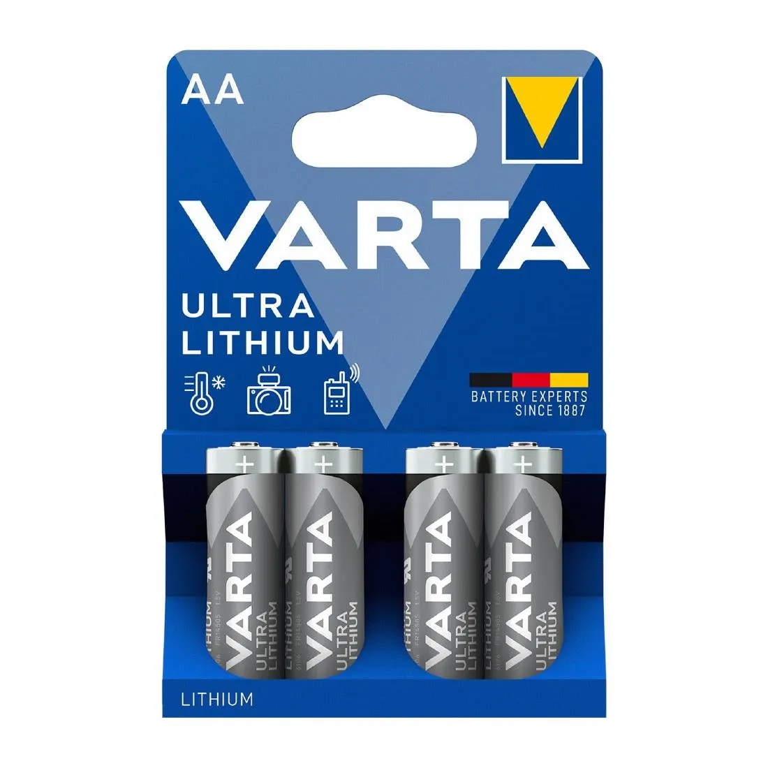 CK290 Varta Ultra Lithium AA Battery (Pack of 4)