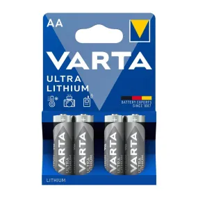 CK290 Varta Ultra Lithium AA Battery (Pack of 4)