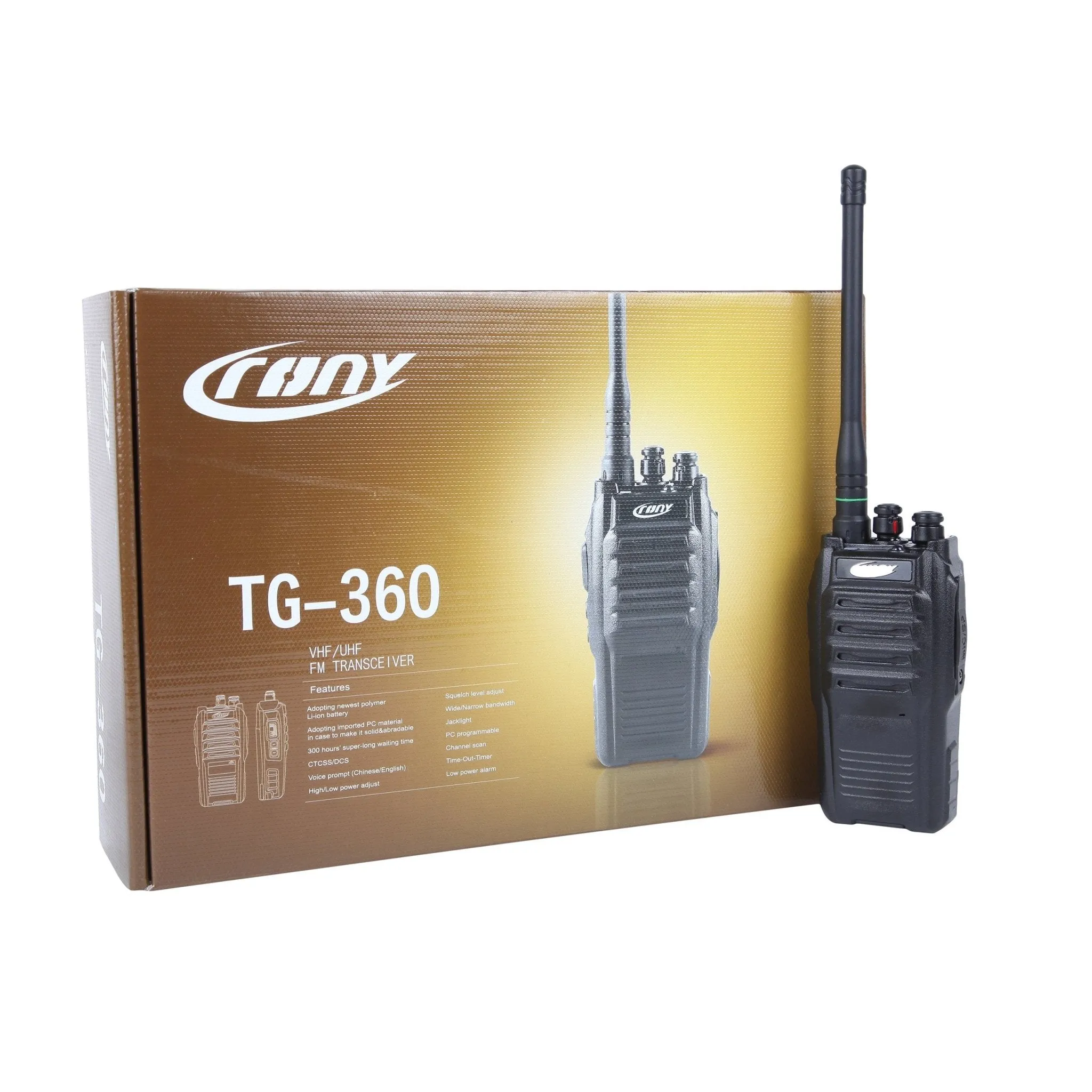 Crony 4W TG360 walkie-talkie Walkie Talkies for Adults Portable Wireless Handheld Two Way Radio 2-5 KM