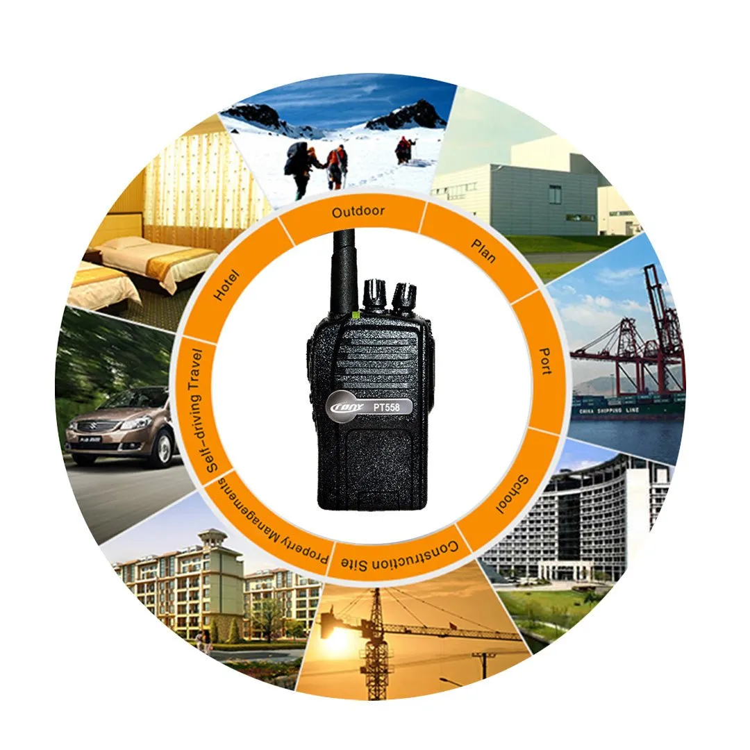Crony 7W PT558 walkie-talkie Professional Walkie Talkies Portable Two Way Radio 5-10 KM