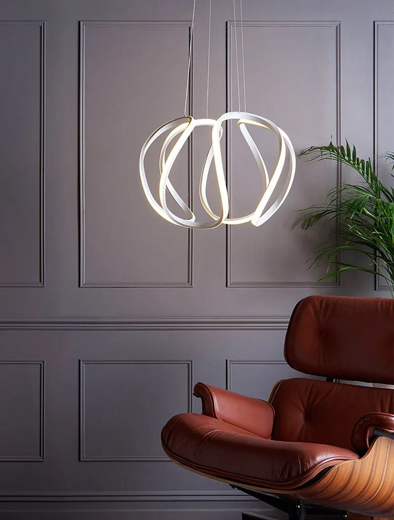 Dar Alonsa Led Pendant White Small
