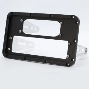 Dash Mount for Motorola or Vertex Radio and Rugged Intercom - Billet Aluminum