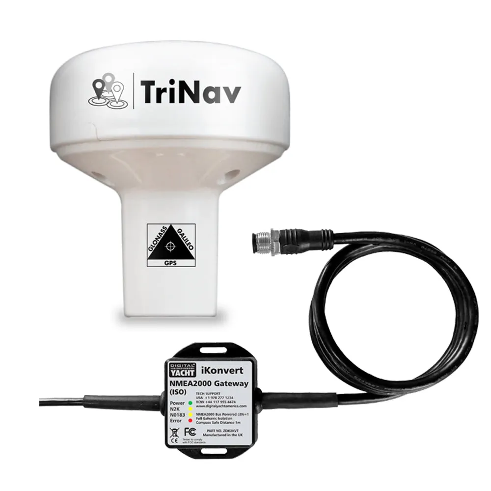 Digital Yacht GPS160 TriNav Sensor w/iKonvert NMEA 2000 Interface Bundle [ZDIGGPS160N2K]