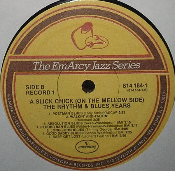 Dinah Washington - A Slick Chick (On The Mellow Side) - The Rhythm & Blues Years (2xLP, Comp) (NM or M-)