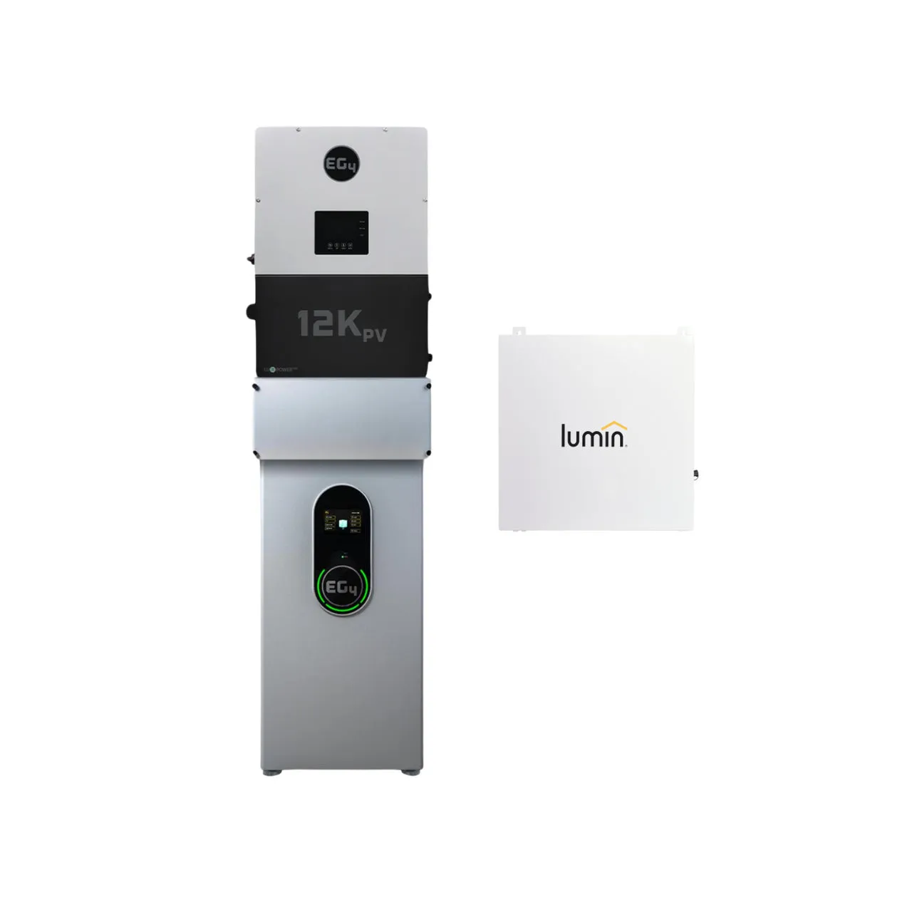 EG4 12kPV - 18kPV Hybrid Inverter | Lumin Smart Panel | Indoor & EG4 WallMount Indoor Battery Bundle 280AH | 51.2V | 14.3kWh [BNDL-E0015]
