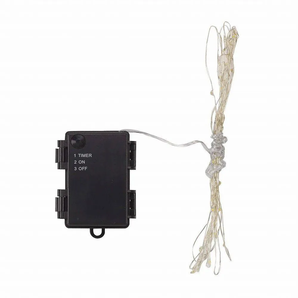 Eureka 25 LED Warm White Battery Firefly String Lights
