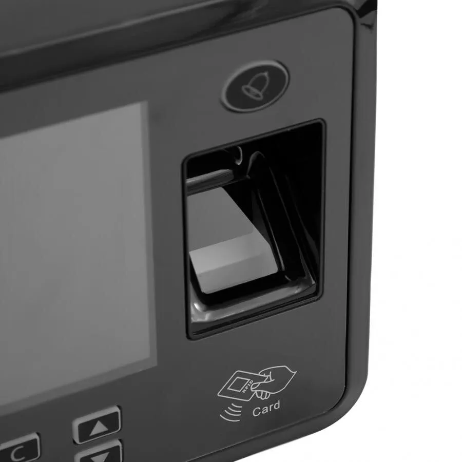 Fingerprint Sensor TCP IP 2.4in TFT 125KHZ Fingerprint RFID Card Time Attendance Machine Access Control System