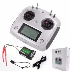 FlySky FS-i6s 2.4G 10CH Radio Transmitter With FS-iA10b 10CH Receiver.