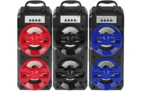 Fully Powered 700 Watts Portable Multimedia Speaker with Disco Ball, Stereo Sound, USB/SD/FM Radio