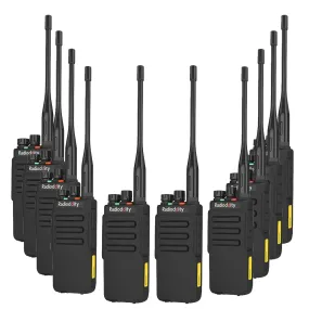 GD-77S DMR [10 Packs] | Dual Band | 5W | 2 Time-slot DMR | 2200mAh | with Cable [DISCONTINUED]