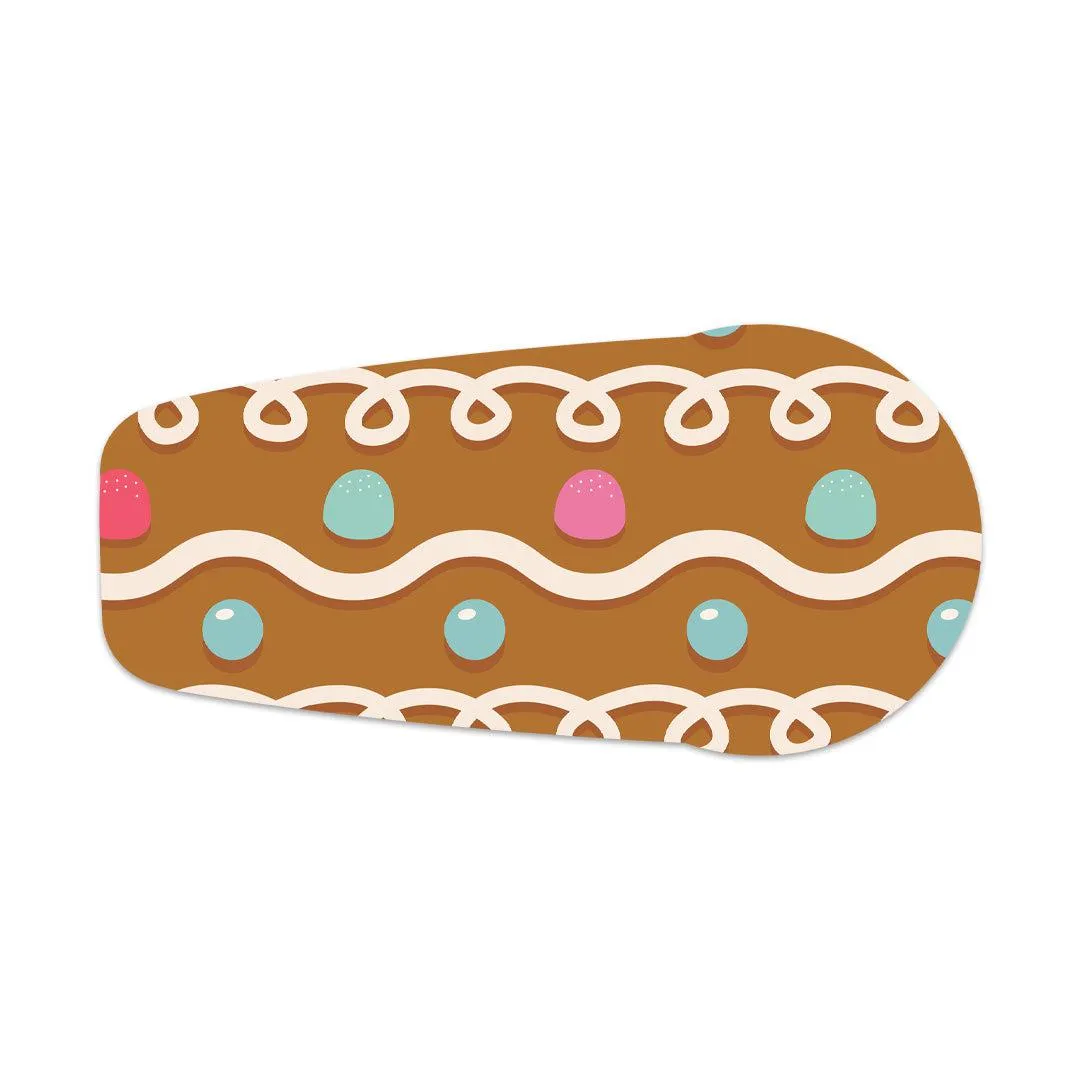 Gingerbread Sticker for Dexcom G6 Transmitter Sticker