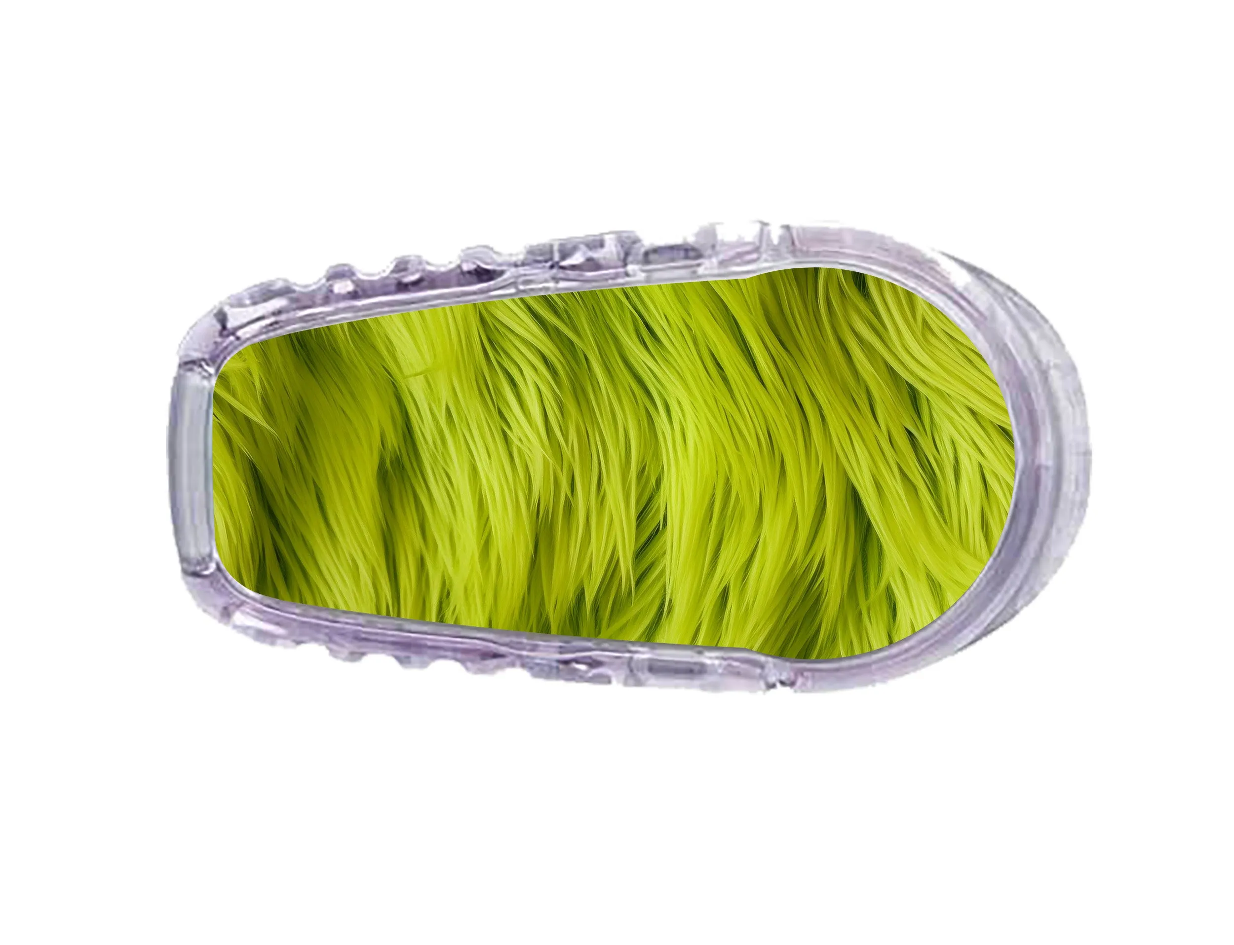 Green Fur Sticker Designed for Dexcom G6 Transmitter