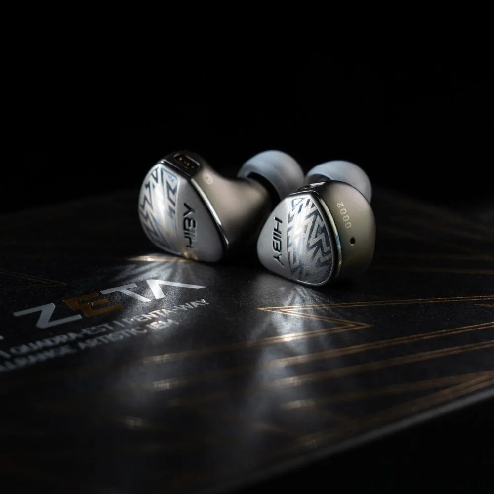 HiBy Zeta 3-Hybrid 4-EST 5-Way Artistic In-Ear Monitors IEMs