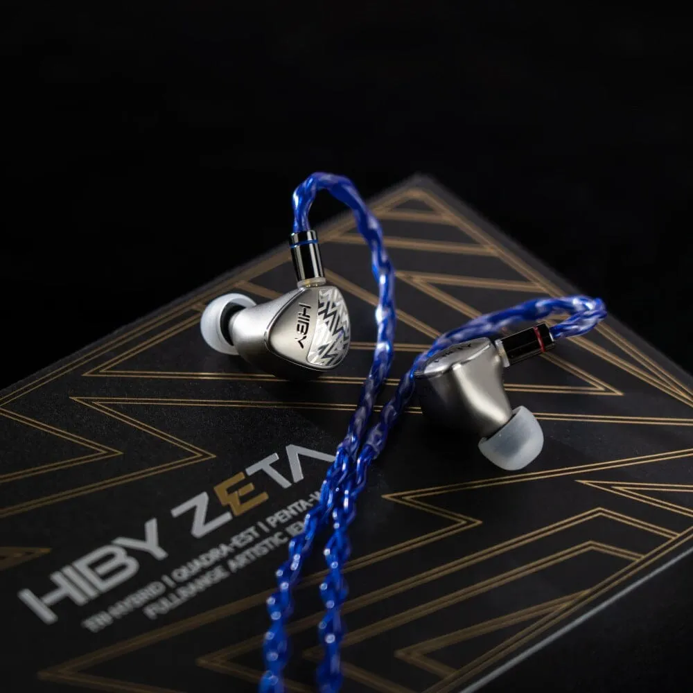 HiBy Zeta 3-Hybrid 4-EST 5-Way Artistic In-Ear Monitors IEMs