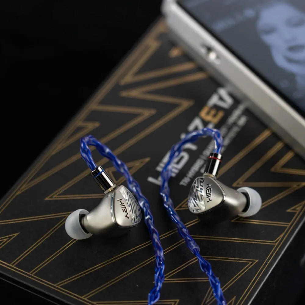 HiBy Zeta 3-Hybrid 4-EST 5-Way Artistic In-Ear Monitors IEMs