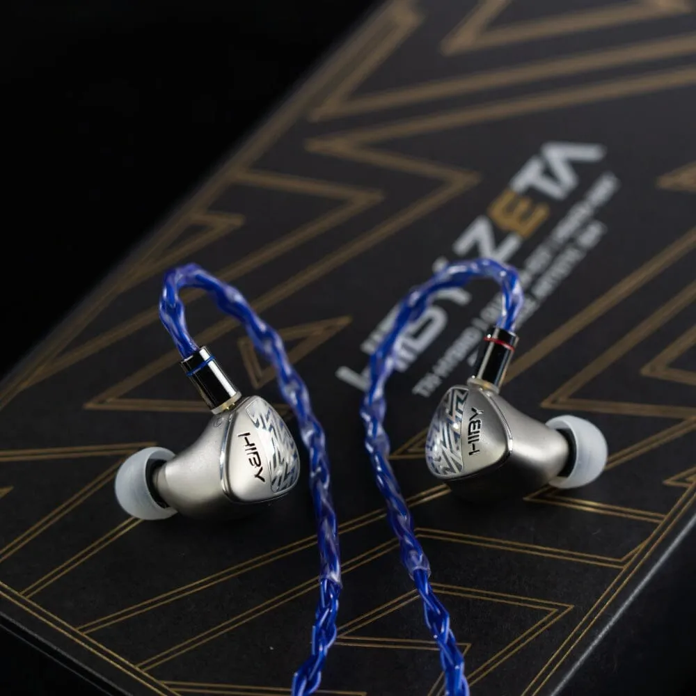 HiBy Zeta 3-Hybrid 4-EST 5-Way Artistic In-Ear Monitors IEMs