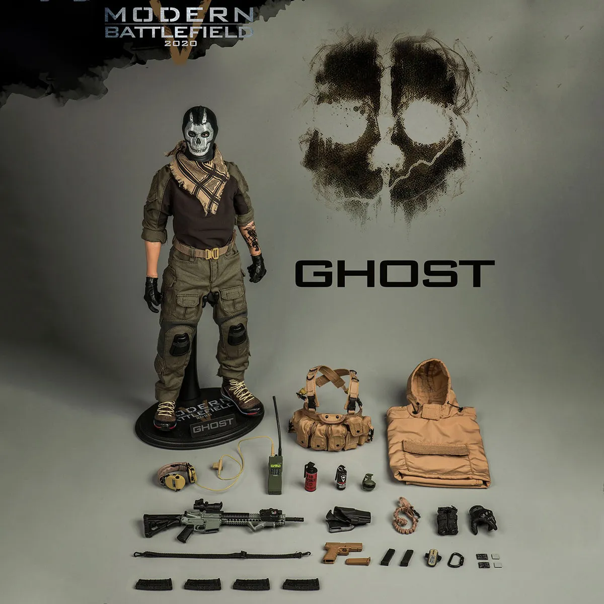 HiPlay FLAGSET, Death Squad V Ghost End War Series, Action Figure