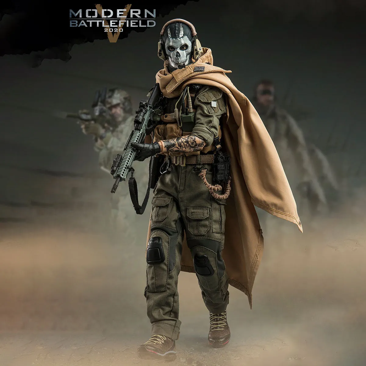 HiPlay FLAGSET, Death Squad V Ghost End War Series, Action Figure