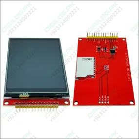 HKD40.57 | 3.2 Inch TFT LCD Screen Display SPI Module with Touch Panel - 320x240 RGB ILI9341 | Digilog.pk