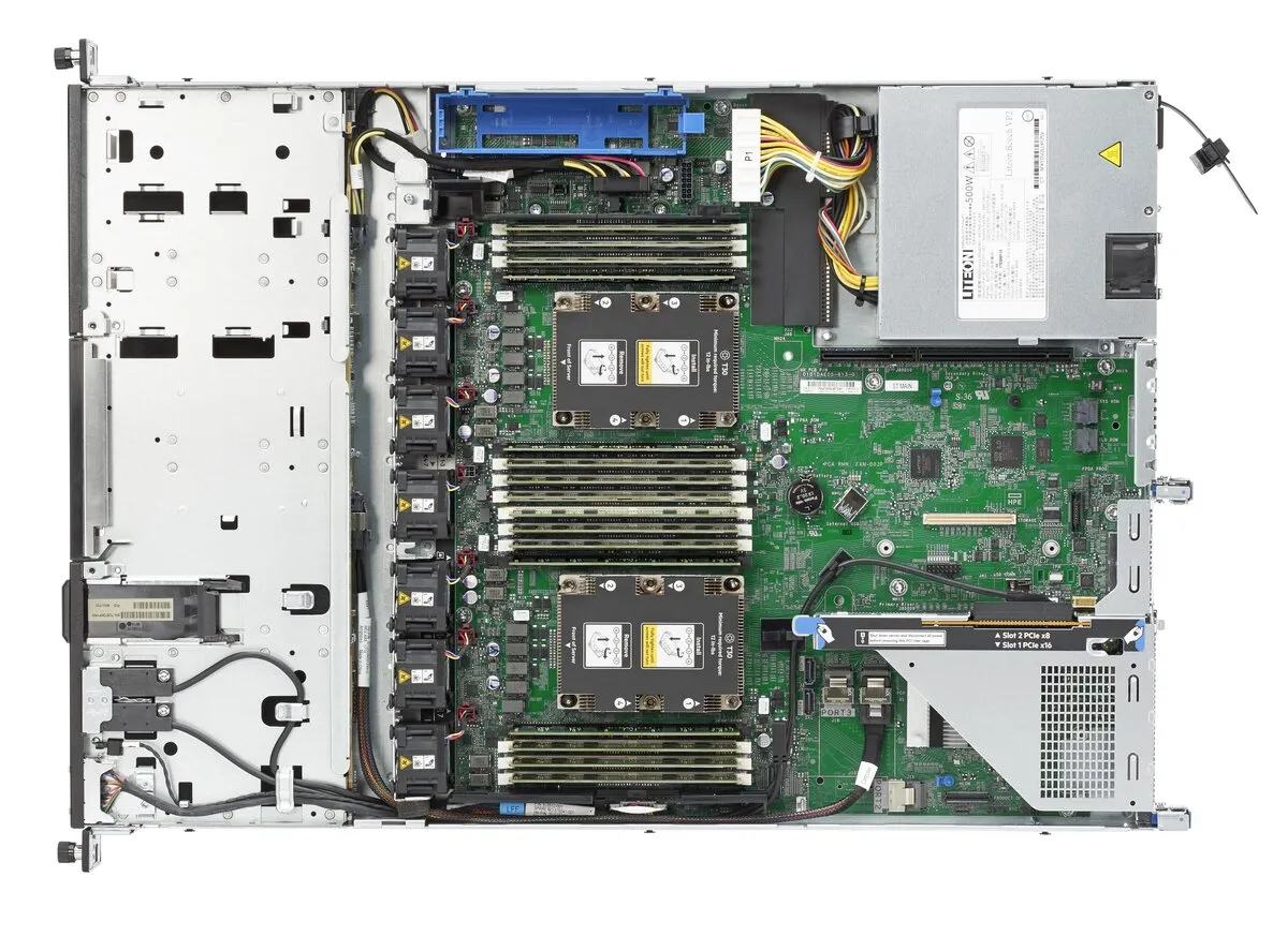 HPE ProLiant DL160 Gen10 1U Rack Server, Intel Xeon Scalable 4110, 2.10GHz, 16GB Memory, 500W - 878970-B21