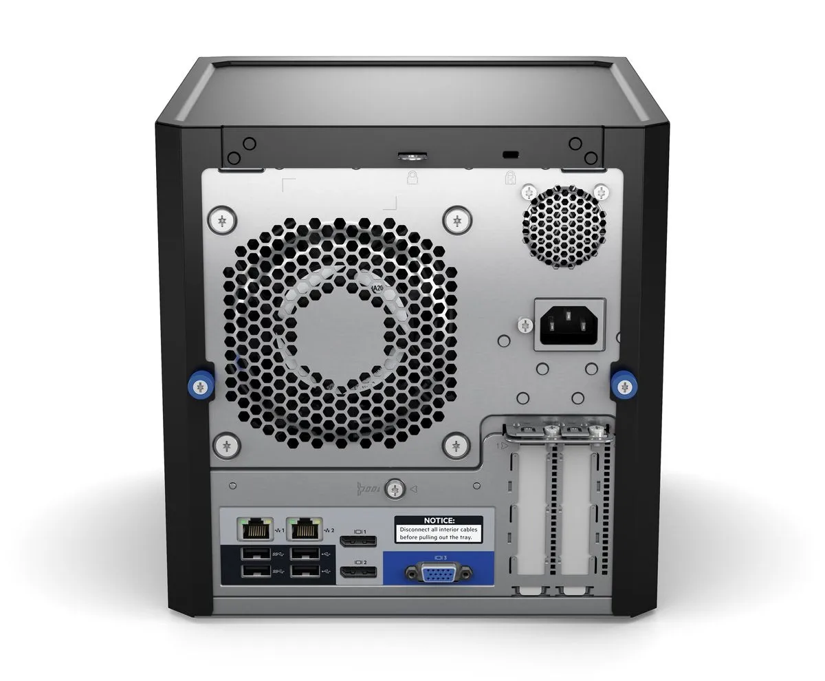 HPE ProLiant MicroServer Gen10 Entry Server, AMD Opteron X3216, 1.60GHz, 8GB Memory, 4LFF, 200W - 873830-S01
