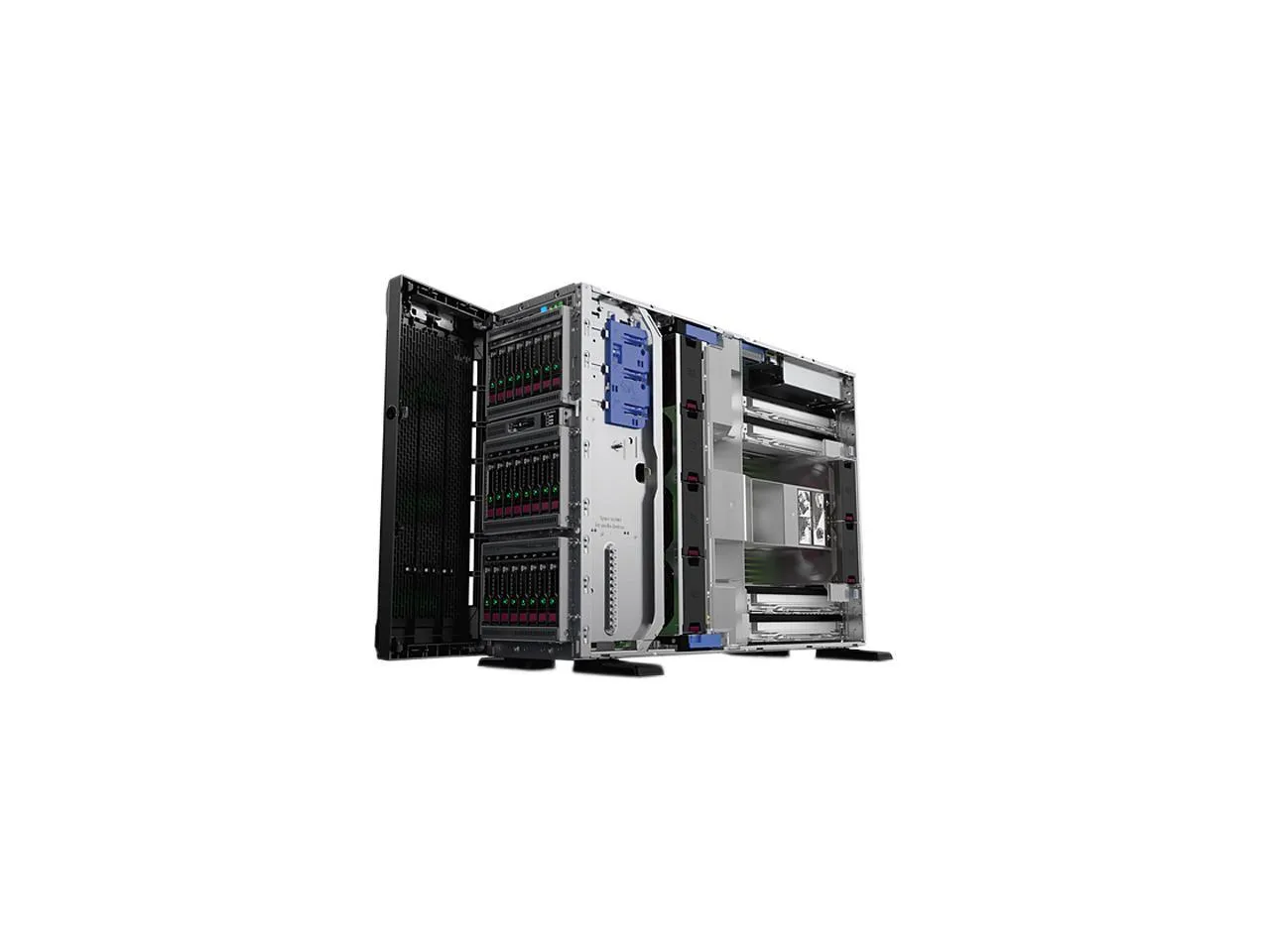 HPE ProLiant ML350 Gen10 4U Tower Server, Intel Xeon Silver 4110, 2.10GHz, 16GB Memory, 800W - 877621-001