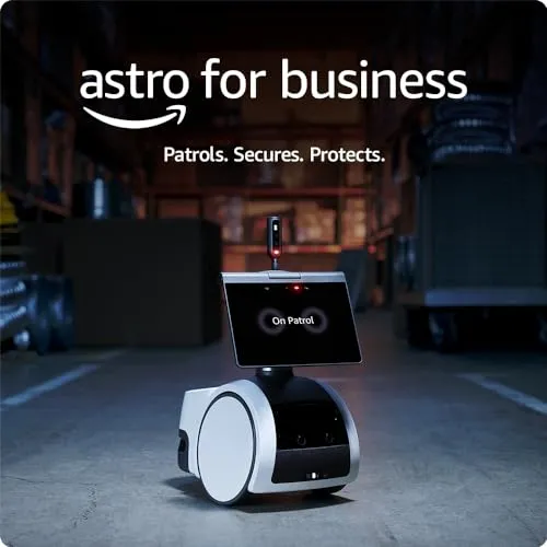 Introducing Amazon Astro for Business, Mobile security robot, Works with Ring Alarm, Includes 120-day free trial of Astro Secure and Ring Protect Pro