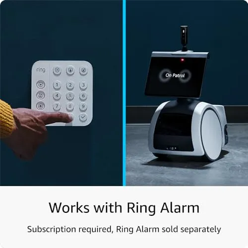 Introducing Amazon Astro for Business, Mobile security robot, Works with Ring Alarm, Includes 120-day free trial of Astro Secure and Ring Protect Pro