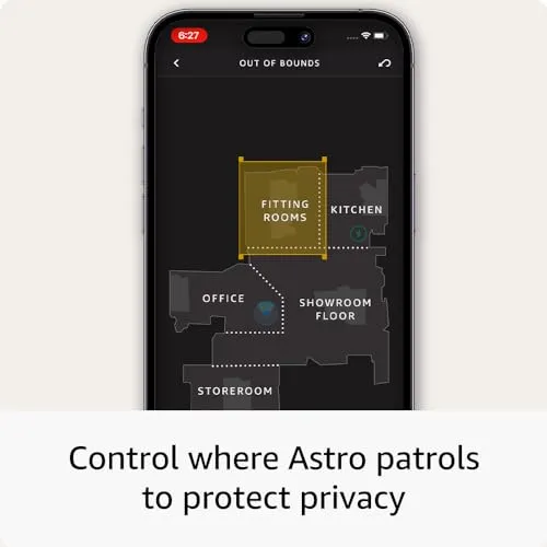 Introducing Amazon Astro for Business, Mobile security robot, Works with Ring Alarm, Includes 120-day free trial of Astro Secure and Ring Protect Pro