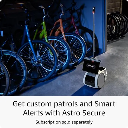 Introducing Amazon Astro for Business, Mobile security robot, Works with Ring Alarm, Includes 120-day free trial of Astro Secure and Ring Protect Pro