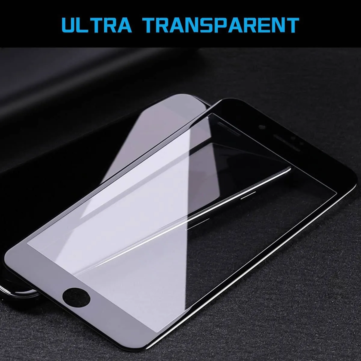 iPhone 8 Screen Protector 2 Pack Gorilla Glass Black